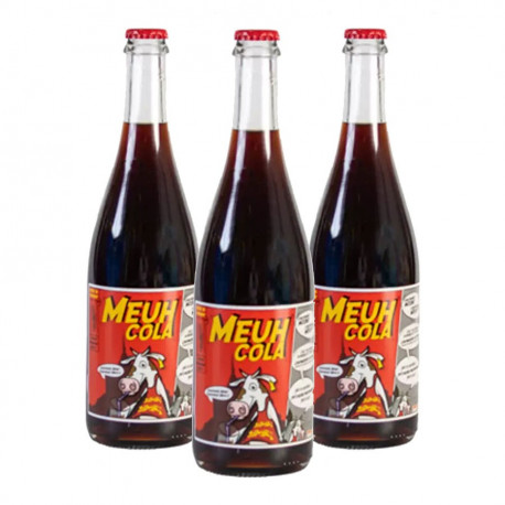 Lot de 3 bouteilles de MeuhCola 3x75cl