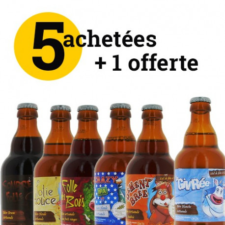 Lot découverte bières De Sutter 6x33cl