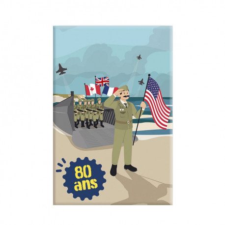 Magnet D-Day Débarquement des alliés Balades Normandes