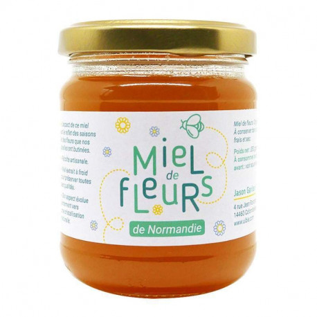 Miel de fleurs d'été de Normandie 250g Uibie