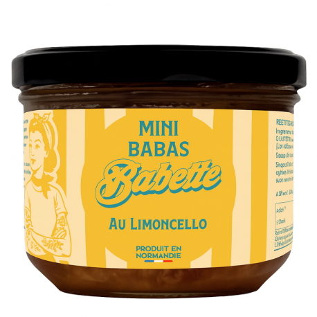 Mini babas au limoncello 120ml Terres normandes