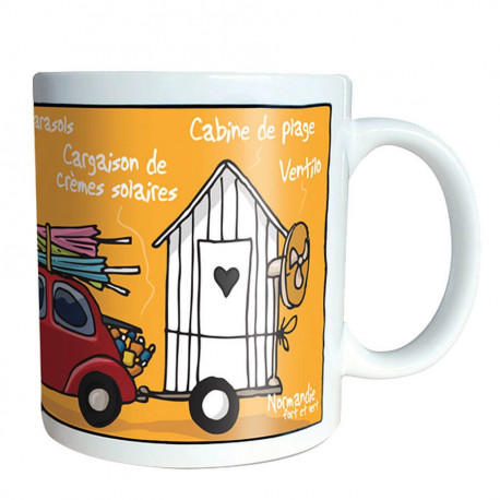 Mug "normand partant au soleil" - Heula