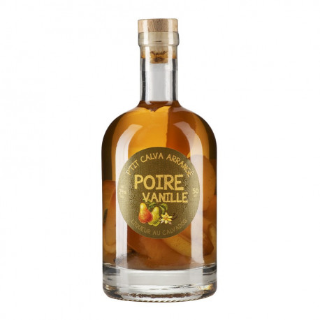 P'tit Calva arrangé Poire et vanille 50cl 28%
