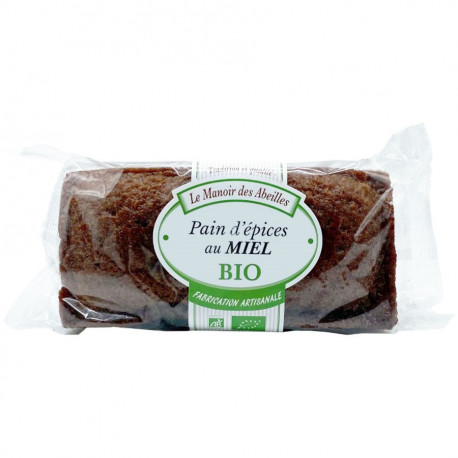 Pain d'épices au miel bio Manoir des abeilles 250g