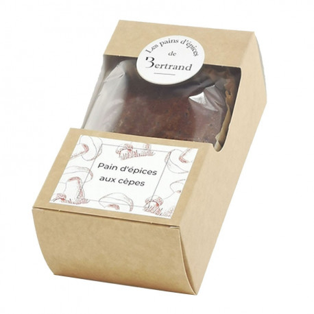 Pain d'épices aux cèpes 270g Les pains d'épices de Bertrand