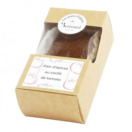 Pain d'épices salé à la tomate confite 270g Les pains d'épices de Bertrand