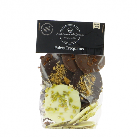 Palets croquants assortiment 100g Aux Douceurs du Bocage