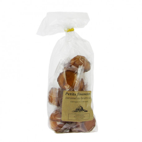 Petits financiers au Caramel Beurre Salé 180g Manoir des Abeilles