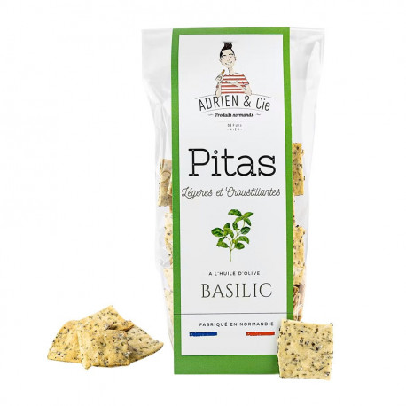 Pitas Basilic 80g Adrien & Cie