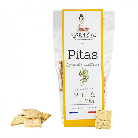 Pitas Miel & Thym 80g Adrien & Cie
