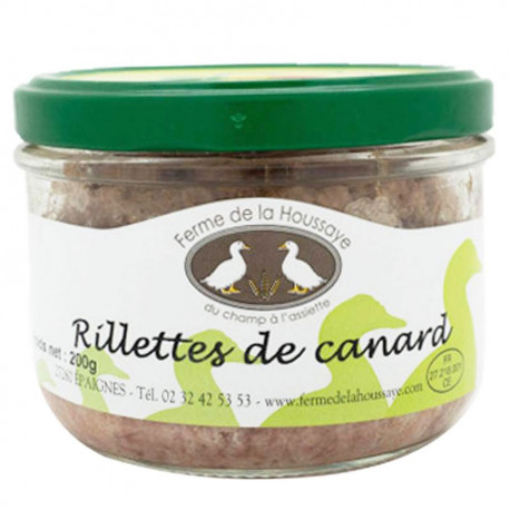 Rillettes de canard La Houssaye 200g