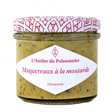 Rillettes de maquereaux à la moutarde 90g Atelier du Poissonnier