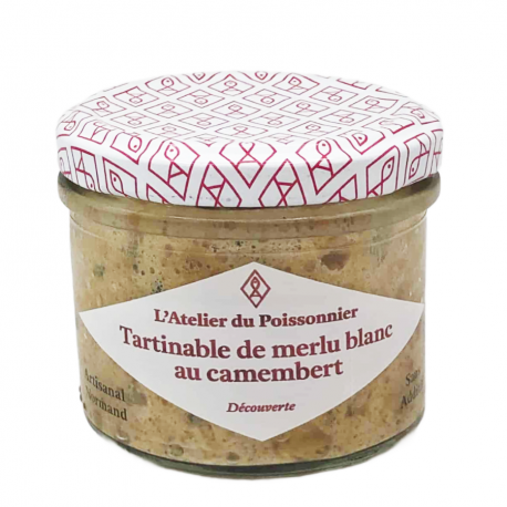 Rillettes de merlu blanc au Camembert 90g Atelier du Poissonnier