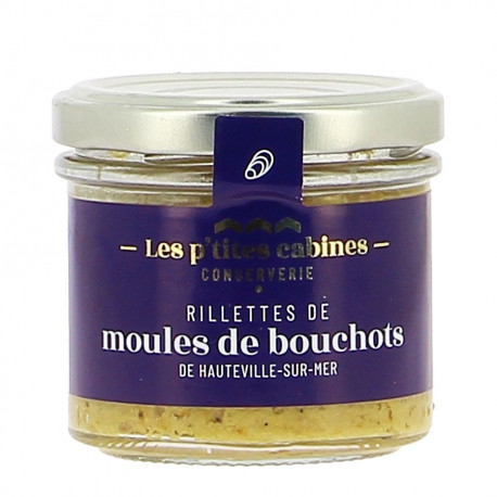 Rillettes de moule de Bouchot de Hauteville-sur-mer 90g Les P'tites Cabines