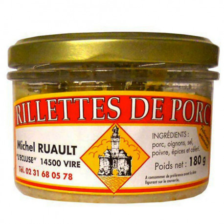 Rillettes de porc Ruault 180g
