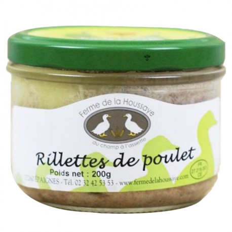 Rillettes de poulet La Houssaye 200g