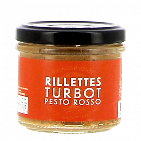 Rillettes turbot pesto rosso Le Clos Saint-Pierre 100g