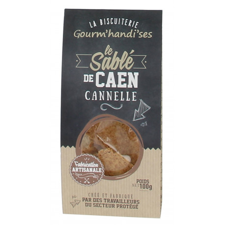 Sablé de Caen cannelle 100g Gourm'handi'ses