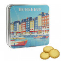 Sablés normands boîte en métal "Honfleur" 120g