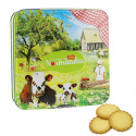 Sablés normands boîte en métal "Souvenir de normandie" 120g