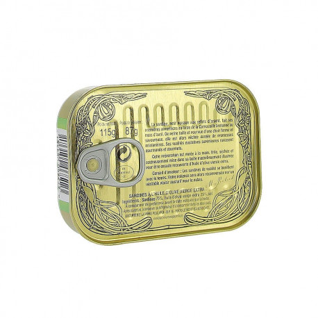Sardines La Mère Poulard boîte verte 115g