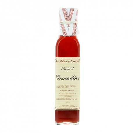 Sirop de grenadine Les délices de Camille 25cl