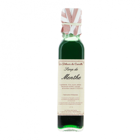 Sirop de menthe Les délices de Camille 25cl