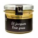 Tartinable Saint-Jacques foie gras Père Roupsard 100g