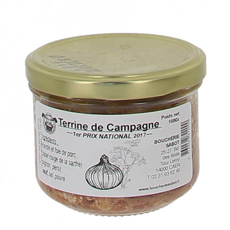 Terrine de campagne 180g Sabot