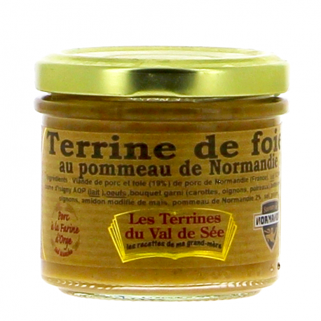 Terrine de foie au Pommeau de Normandie 90g La Chaiseronne