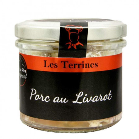 Terrine de porc au livarot Roupsard 90g