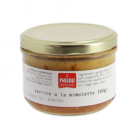 Terrine à la mimolette Le philou normand 180g