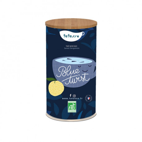 Thé noir bio Earl Grey Blue twist - Tatasse 100g