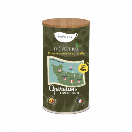 Thé vert bio Pomme cannelle - Opération Overlord - Tatasse 100g