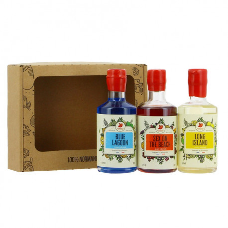 Trio de prémix de cocktails 3x20cl Normandie Cocktails