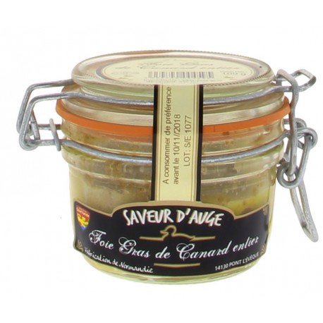 Foie gras de canard entier Saveurs d'Auge 100g