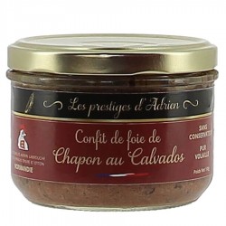 Confit Prestige de Foie de Chapon au Calvados 180g Adrien & Cie