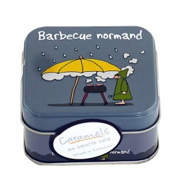 Caramels boîte à savon Barbecue Normand 45g Heula