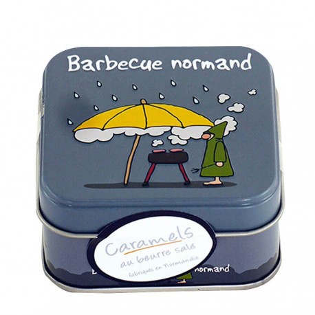 Caramels boîte à savon Barbecue Normand 45g Heula