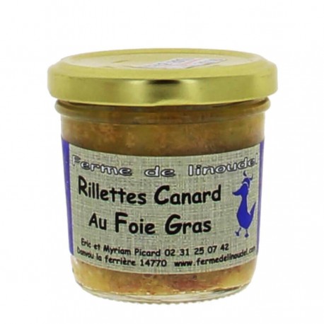 Rillettes de canard au foie gras Linoudel 90g