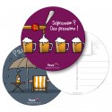 Sous de verres postable