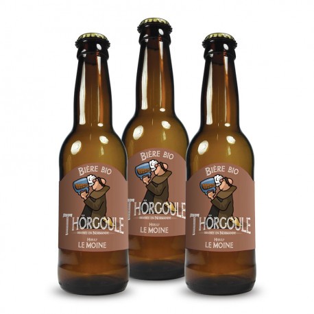 Bière bio d'Abbaye Herulf le moine Thörgoule 3x33cl 6.5%