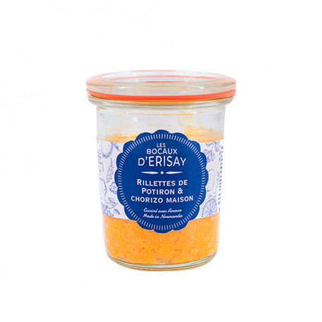 Rillettes de potiron et chorizo Les bocaux d'Erisay 100g