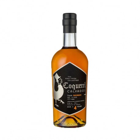 Calvados 4 ans édition limité fût de bourbon Coquerel