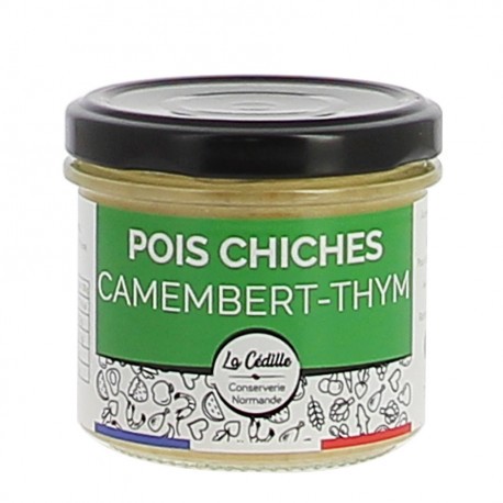 Tartinable pois chiches camembert-thym La Cédille 120g
