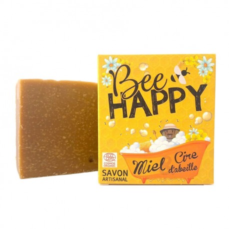 Savon artisanal au miel "Bee Happy" Les savons d'Achille 100g