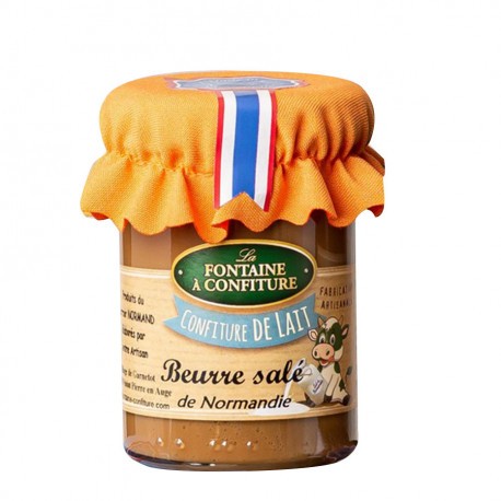 Caramel tendre beurre salé de Normandie 200g Fontaine à confiture