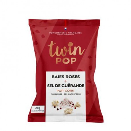Pop-Corn aux baies roses et au sel Guérande 28g Twin Pop