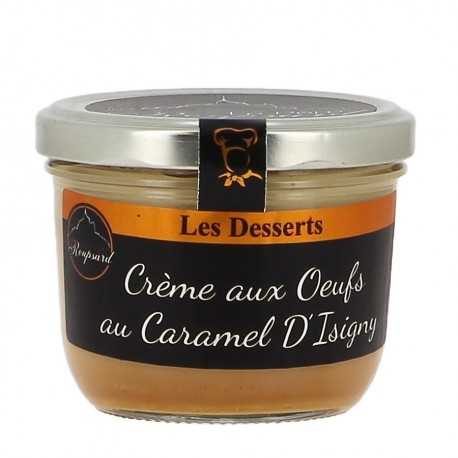 Crème aux oeufs au caramel d'Isigny 180g Le Père Roupsard