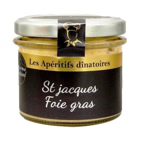 Tartinable Saint Jacques foie gras Père Roupsard 100g